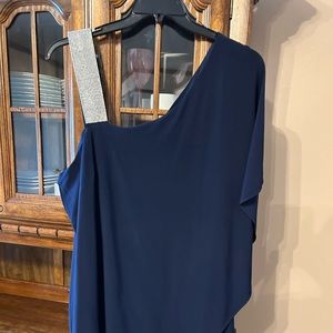 Dress, navy, size 18W